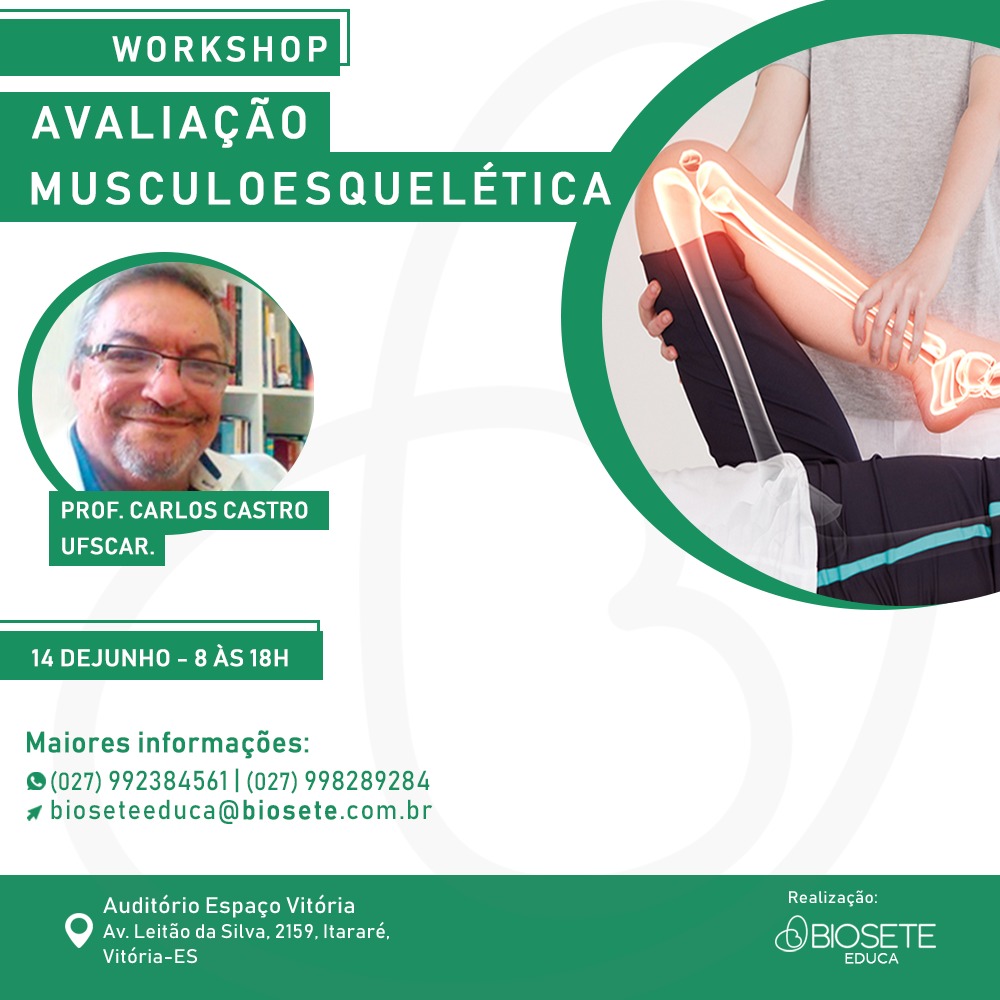 Workshop: Avaliação Musculoesquelética