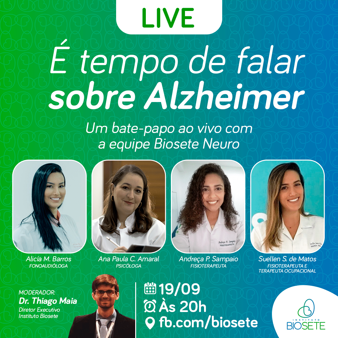 Não podemos deixar de falar sobre o Alzheimer